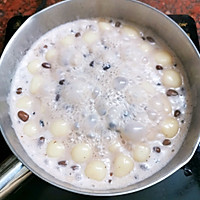 暖心暖胃奶香红豆丸子汤的做法图解6