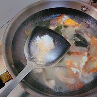 #开启冬日滋补新吃法#裙带蘑菇汤的做法图解19