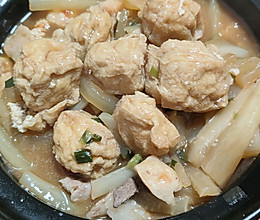 #最是家乡味 冬至大如年#豆腐泡虾滑煲的做法