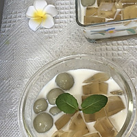 #糖小朵甜蜜控糖秘籍#艾草圆子茶冻的做法图解5