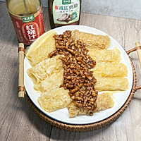 #万物皆可搭#家常下饭菜：响铃卷蒸肉末，宴客菜蒸腐竹卷的做法图解7