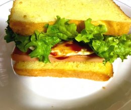简易早餐 家庭版三明治的做法