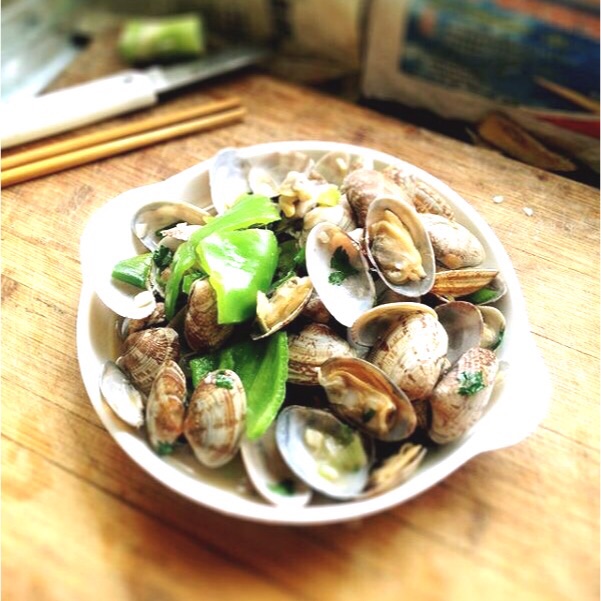 Stir fried clam