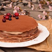 蔓越莓咖啡千层饼#德国MIJI爱心菜#的做法图解11