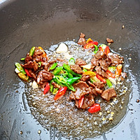 芥兰杆炒牛肉的做法图解6