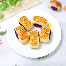 12M+香软紫薯点心，简单无难度零失败：宝宝辅食营养食谱菜谱