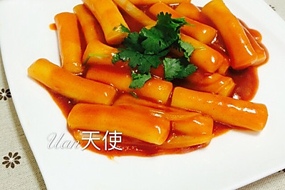风味糖醋辣炒年糕