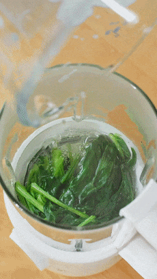 【宝宝辅食】菠菜皮塔饼的做法图解2