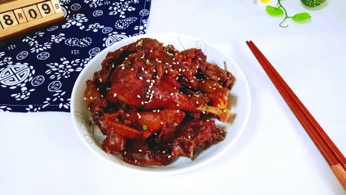 家常红烧鸡块