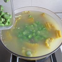 玉米蚕豆排骨汤的做法图解9