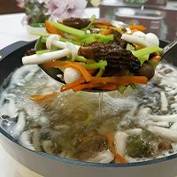 #年在一起 鲜才够味#年夜饭美食/虾仁捞羊肚菌的做法图解3