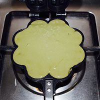 抹茶草莓华夫饼的做法图解9
