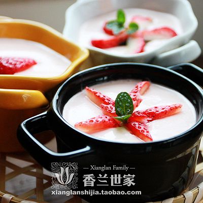 [香兰世家]丝滑草莓布丁 爱上布丁从它开始