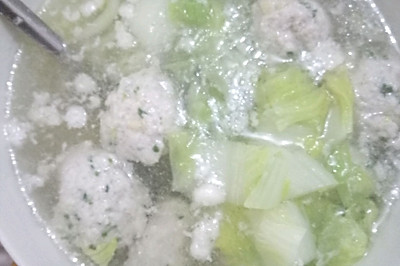 肉丸子白菜汤