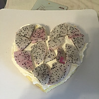 心型水果蛋糕的做法图解12