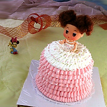 蕾丝小公主裱花蛋糕