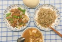 韩式大酱汤and三杯杏鲍菇的做法