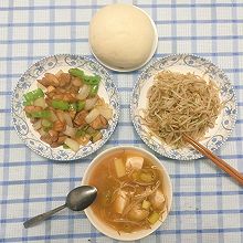 韩式大酱汤and三杯杏鲍菇