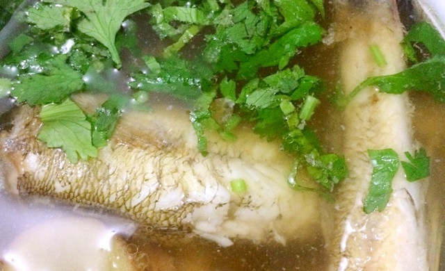 大骨汤炖小鲶鱼