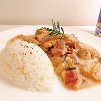 宅家享受餐厅里美味01｜法式奶油蘑菇炖鸡的做法图解18