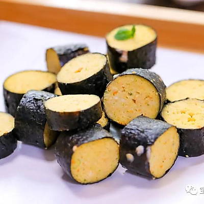 迷你海苔鸡肉卷 宝宝辅食食谱