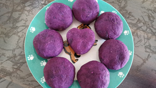 紫薯红豆糕的做法