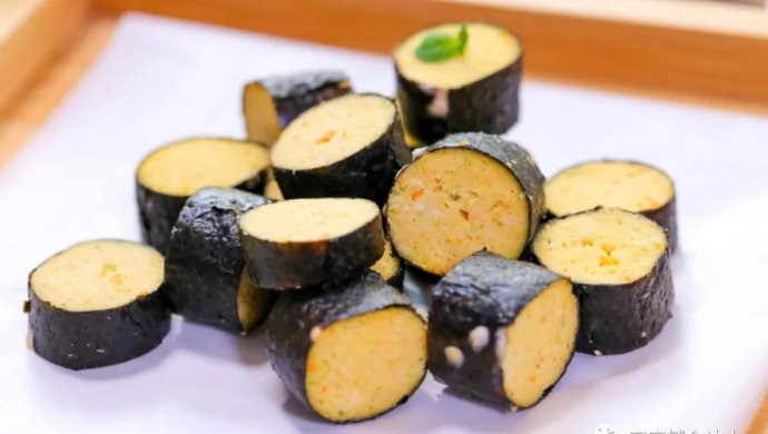 迷你海苔鸡肉卷 宝宝辅食食谱