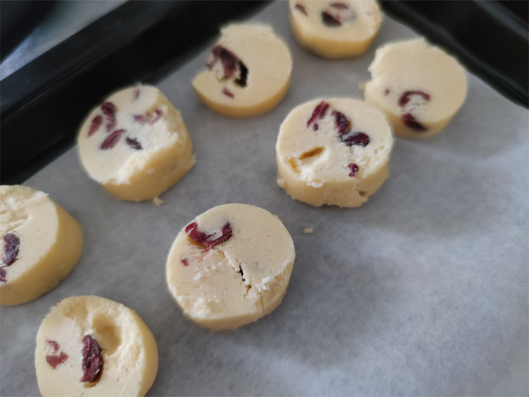蔓越莓猕猴桃干曲奇饼干的做法