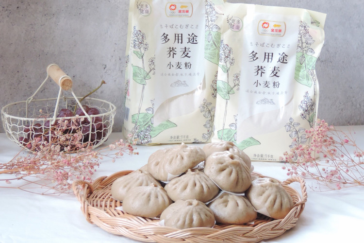 荞麦肉包子的做法