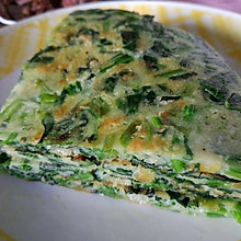 虾皮菠菜饼