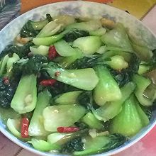 炝炒小白菜
