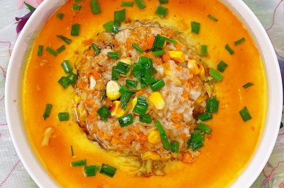 肉饼蒸蛋