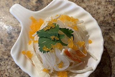 凉拌粉丝蟹肉棒
