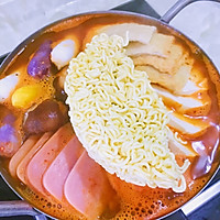 #洗手作羹汤#暖暖的—韩式部队锅的做法图解12