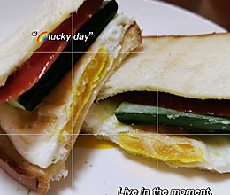 三明治 简单早餐的做法