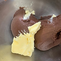 脏小豆—可可巧克力面包（直接法）的做法图解5