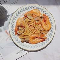 #精品菜谱挑战赛#海鲜茄汁意大利面的做法图解16