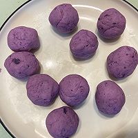 #安佳真芝味，真芝真有料-爆浆流心#芝士流心紫薯饼的做法图解5