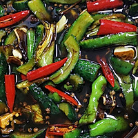 自制小菜—辣椒腌黄瓜的做法图解5