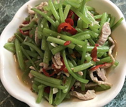 肉丝红薯梗的做法