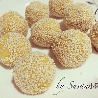 芝麻南瓜球的做法图解4