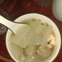 冬瓜虾仁丸子汤的做法图解10