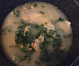 三文鱼骨西洋菜汤的做法