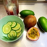 #夏日多巴胺饮品#芒果百香果气泡饮的做法图解1