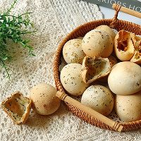 糯糯叽叽的恐龙蛋～2种口味空心麻薯球的做法图解10