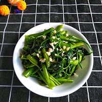 #夏日开胃餐#蒜香空心菜的做法图解7