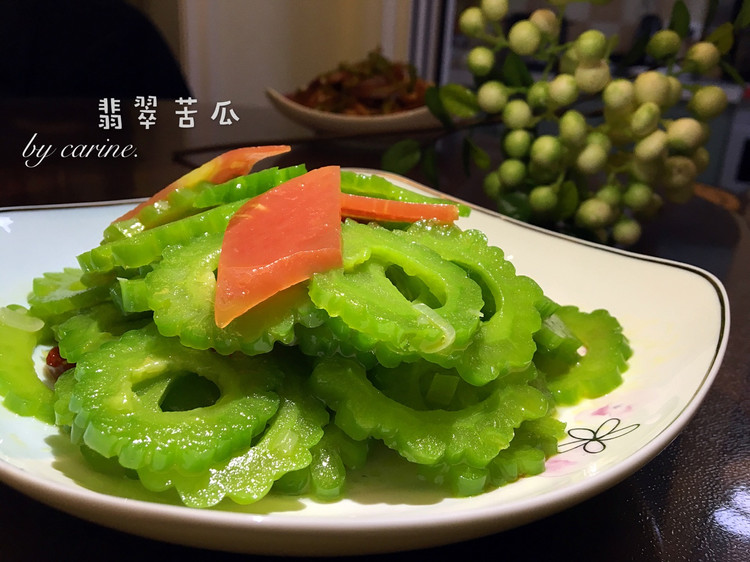 夏季爽口翡翠苦瓜的做法