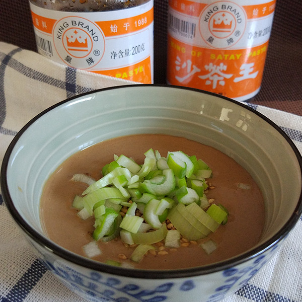 沙茶芝麻酱火锅蘸料的做法