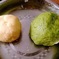 抹茶榴莲酥的做法图解4