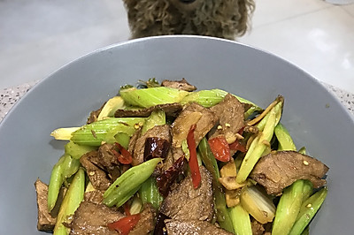 芹菜炒牛肉（含祖传酱牛肉）